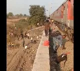 Karnataka Express train rams into passengers in Maharashtra