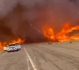 Los Angeles wildfires New Hughes Fire forces evacuation people
