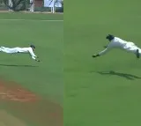 Jammu Captain Paras Dogra pulls off a Sensational One Handed Catch to Dismiss Mumbai Captain Ajinkya Rahane