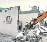 Manda Krishna Madiga's Illegal Constructions Demolished