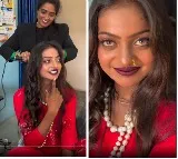 Viral Star Monalisa Bhonsle Shares Makeup Transformation Video