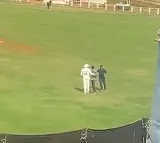 Fan Runs Onto the Field to Meet Rohit Sharma During Match – Watch the Video