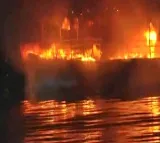 Three injured as two boats catch fire in Hyderabad’s Hussain Sagar lake