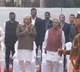 CM Nitish Kumar Clapping While Paying Tribute to Mahatma Gandhi