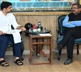 Minister Nara Lokesh Meets Union Education Minister Dharmendra Pradhan
