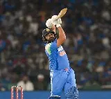 Rohit Sharma complets ton with a six in style