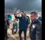 Ram Charan comes to cheer his team Falcon Risers Hyderabad