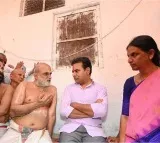 KTR went to Chilukuri Balaji priest Rangarajan residence