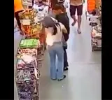 Cellphone blasts in woman back packet while shopping