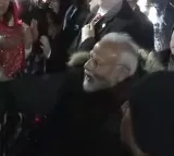 Indians Grand Welcome to PM Modi in America