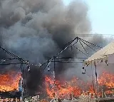 Fire engulfs seven tents in Maha Kumbh