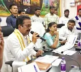 Home Minister Vangalapudi Anitha Reviews Brahmotsavam Arrangements in Srikalahasti