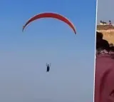 Viral Video: Student Flies to Exam Center Using Paragliding to Avoid Delay