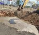 Water came from ground in Bathukamma Kunta