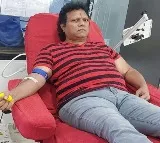 Manisharma Blood Donation in Chiranjeevi Blood Bank Today