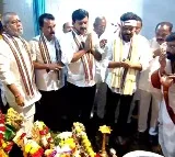 CM Revanth Reddy Offers Silk Garments to Goddess Ellamma in Polepally