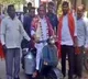 Former minister Malla Reddy ride scooter