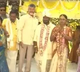 CM Chandrababu Attends Wedding of Yadav Corporation Chairman’s Son