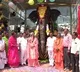 Actor Suniel Shetty gifts mechanical elephant to temple