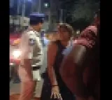 Video of Intoxicated Woman Creating Chaos in Hyderabad Goes Viral