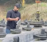 Bangladeshi Cricketer Performs Abhishekam to Shiva Lingams on Maha Shivaratri