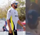 Rohit Sharma on Dubai Street During the 2025 Champions Trophy