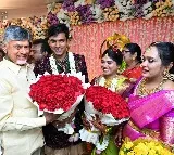CM Chandrababu Graces Engagement of Former MLC Rajendra Prasad’s Daughter in Uyyuru