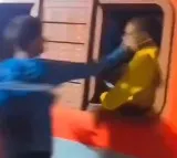 Boy slapped train passenger for Reel