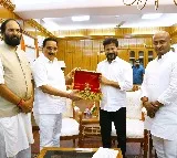 Revanth Reddy meets Union Minister CR Patil