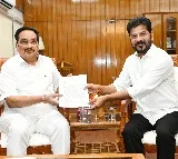 Revanth Reddy seeks fair share of Krishna water for Telangana
