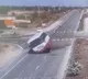 Bus overturned while trying to avoid a bike in Maharashtra