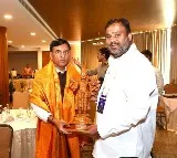 State Minister Ramprasad Reddy requests Union Minister on Allocate 27 48 crore for the modernization of Indira Gandhi Municipal Stadium