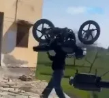 Man Lifts Motorcycle Over Railway Gate to Cross Tracks; Video Goes Viral