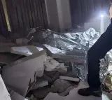 hotel roof collapses in tirupati
