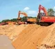Sand Mafia Built A Rode in Krishna River In Narayanpet District