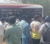 Karnataka RTC Bus Hit Two Bikes in Adoni Four Dead