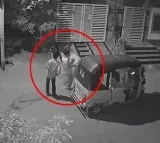 Thieves Steal Police Shoes And Sandals in Hyderabad Video Goes Viral