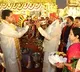 CM Chandrababu Naidu Presents Silk Robes at Sri Srinivasa Kalyanam in Amaravati