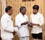 Gummadi Narsaiah meets Revanth Reddy