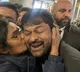 Female Fan Kisses Chiranjeevi at Heathrow Airport; Photo Goes Viral
