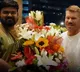 David Warner Attends 'Robin Hood' Promotions in Hyderabad