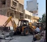 Nagpur Violence Bulldozer Demolishes Accuseds House