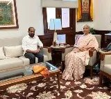 Satyakumar Yadav Meets Nirmala Sitharaman for Additional Funds