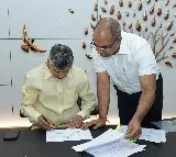 Chandrababu Naidu Signs First File for Ugadi Aid to Poor