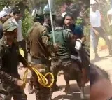 HCU Protest Turns Violent Police Lathi Charge on Students