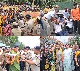 BJP leaders try to lay siege to Karnataka CM’s residence, detained