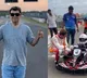 Ajith gives tips to son Aadvik on racing in Go Kart circuit in Chennai