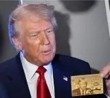 Trump Unveils His Gold Card A First Look