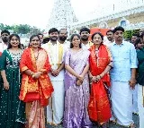 AP Home Minister Vangalapudi Anita Visits Tirumala Temple