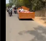 West Bengal Mans Viral Bed Cart Seized by Police